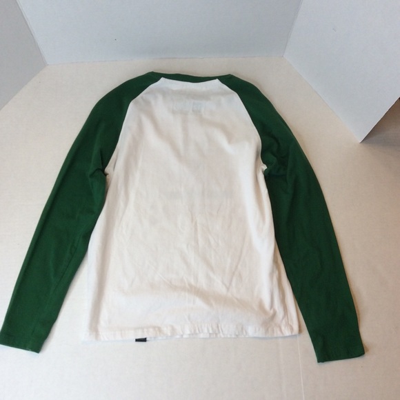 Littlest Prince Boys Size 12 Pine Green Merry Little Christmas Raglan Tee - Picture 5 of 9